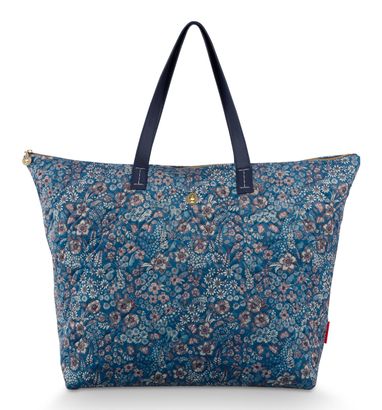 Pip Studio Tilda Tote Bag Quilted Daisy Dreams L Blue