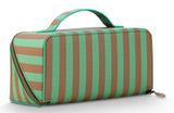 Pip Studio Cyrille Cosmetic Bag Stripe M Green