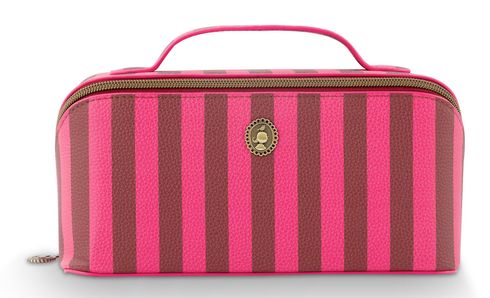 Pip Studio Cyrille Cosmetic Bag Stripe M Pink