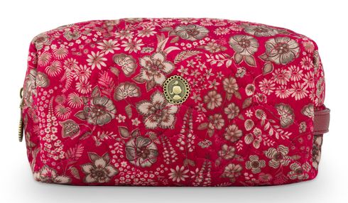 Pip Studio Coco Cosmetic Bag Quilted Daisy Dreams M Red Pip Studio Coco Cosmetic Bag Quilted Daisy Dreams M Red