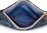 Pip Studio Charly Cosmetic Flat Pouch Quilted Daisy Dreams M Blue