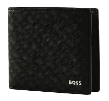 BOSS Zair 4 CC Coin Wallet Black
