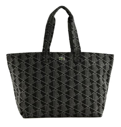 LACOSTE Shopping Bag XL Mono Jacquard Denim Noir