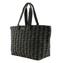 LACOSTE Shopping Bag XL Mono Jacquard Denim Noir
