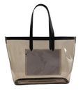 LACOSTE Shopping Bag L Transparent Noir Ermine