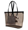 LACOSTE Shopping Bag L Transparent Noir Ermine