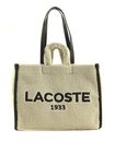LACOSTE Shopping Bag L Natural Noir