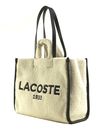 LACOSTE Shopping Bag L Natural Noir