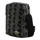 LACOSTE Vertical Camera Bag Mono Jacquard Denim Noir