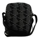 LACOSTE Vertical Camera Bag Mono Jacquard Denim Noir