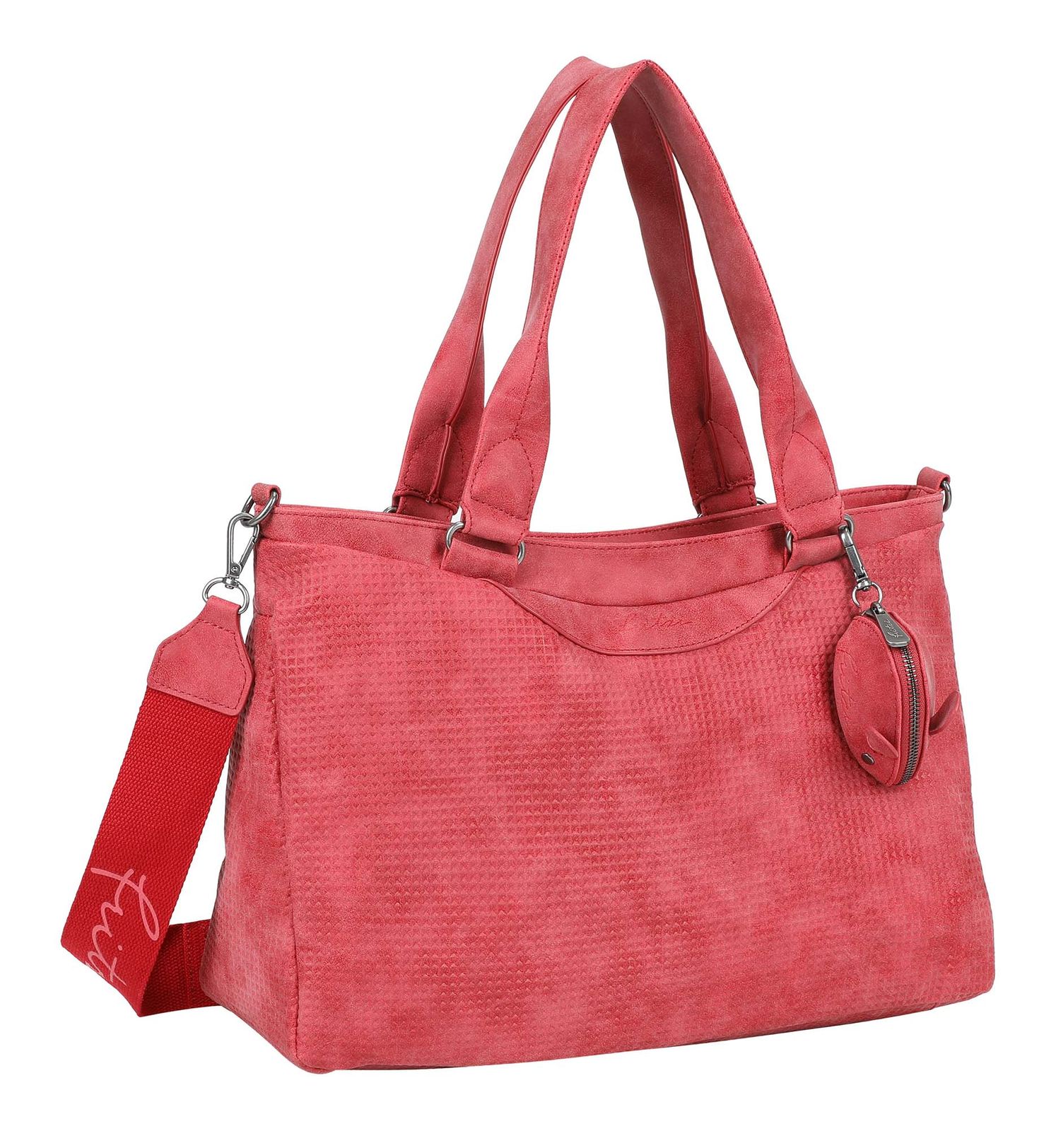 Fritzi aus Preußen Joly Waffly Shoulder Bag Dark Red Fritzi aus Preußen Joly Waffly Shoulder Bag Dark Red