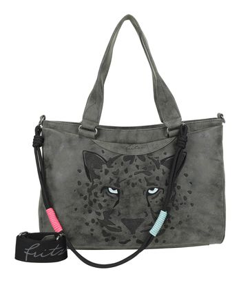 Fritzi aus Preußen Joly Limited Black Panther Shoulder Bag Black Idol