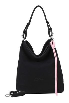 Fritzi aus Preußen Bitzi01 Suede Jacky Hobo Bag Black Fritzi aus Preußen Bitzi01 Suede Jacky Hobo Bag Black