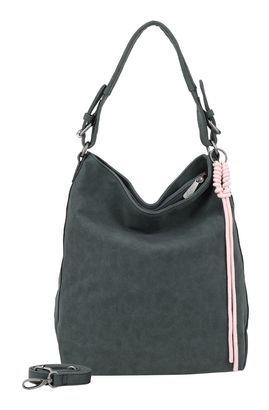 Fritzi aus Preußen Bitzi01 Suede Jacky Hobo Bag Night Blue