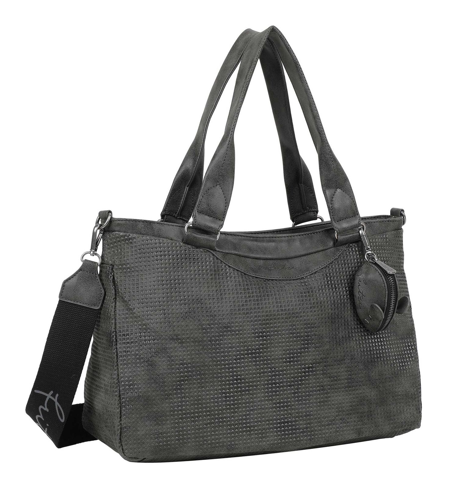 Fritzi aus Preußen Joly Waffly Shoulder Bag Black Fritzi aus Preußen Joly Waffly Shoulder Bag Black