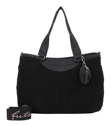 Fritzi aus Preußen Joly Limited Teddy Shoulder Bag Black