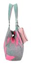 Fritzi aus Preußen Izzy Medium Limited Leaves Canvas Shoulder Bag Salbei Pink