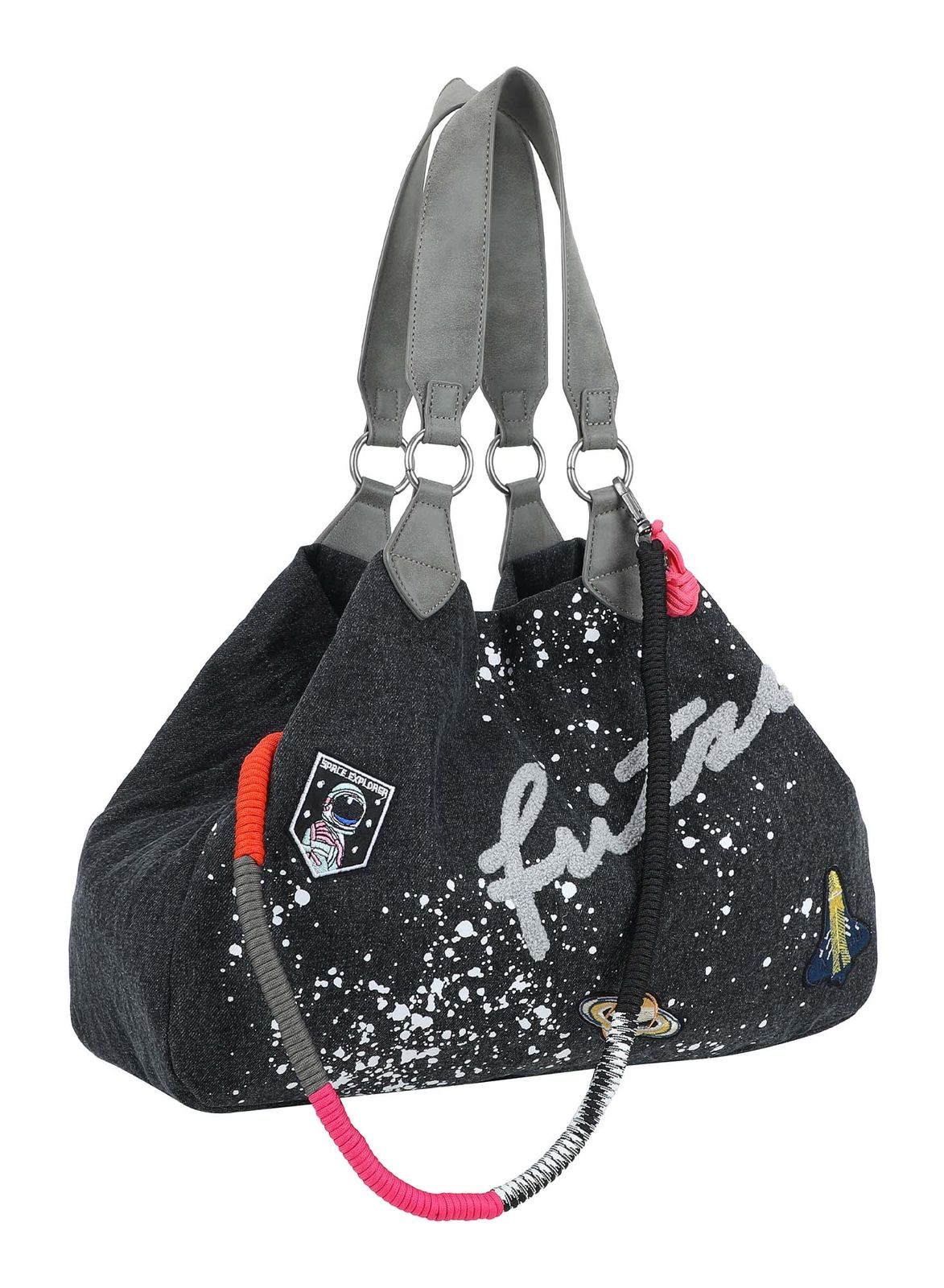 Fritzi aus Preußen Izzy Medium Limited Canvas Shoulder Bag Out Of Space Fritzi aus Preußen Izzy Medium Limited Canvas Shoulder Bag Out Of Space