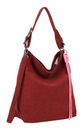 Fritzi aus Preußen Bitzi01 Suede Jacky Hobo Bag Ruby Red Fritzi aus Preußen Bitzi01 Suede Jacky Hobo Bag Ruby Red