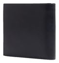Ted Baker Embossed Corner Leather Bifold Coin Wallet Navy