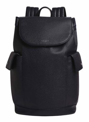 Ted Baker Kailebs Caviar Leather Backpack Dk - Navy