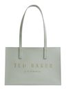 Ted Baker Crinell Elongated Crinkle Icon Bag Grey
