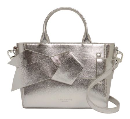 Ted Baker Jimisie Mini Knot Bow Bag Silver - Col