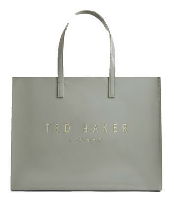 Ted Baker Crikon Crinkle Extra Large Icon Bag Grey Ted Baker Crikon Crinkle Extra Large Icon Bag Grey