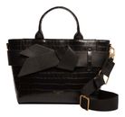 Ted Baker Jjosia Croc Effect Knot Bow Crossbody Bag Black