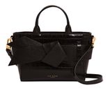 Ted Baker Jjosie Croc Effect Mini Knot Bow Bag Black