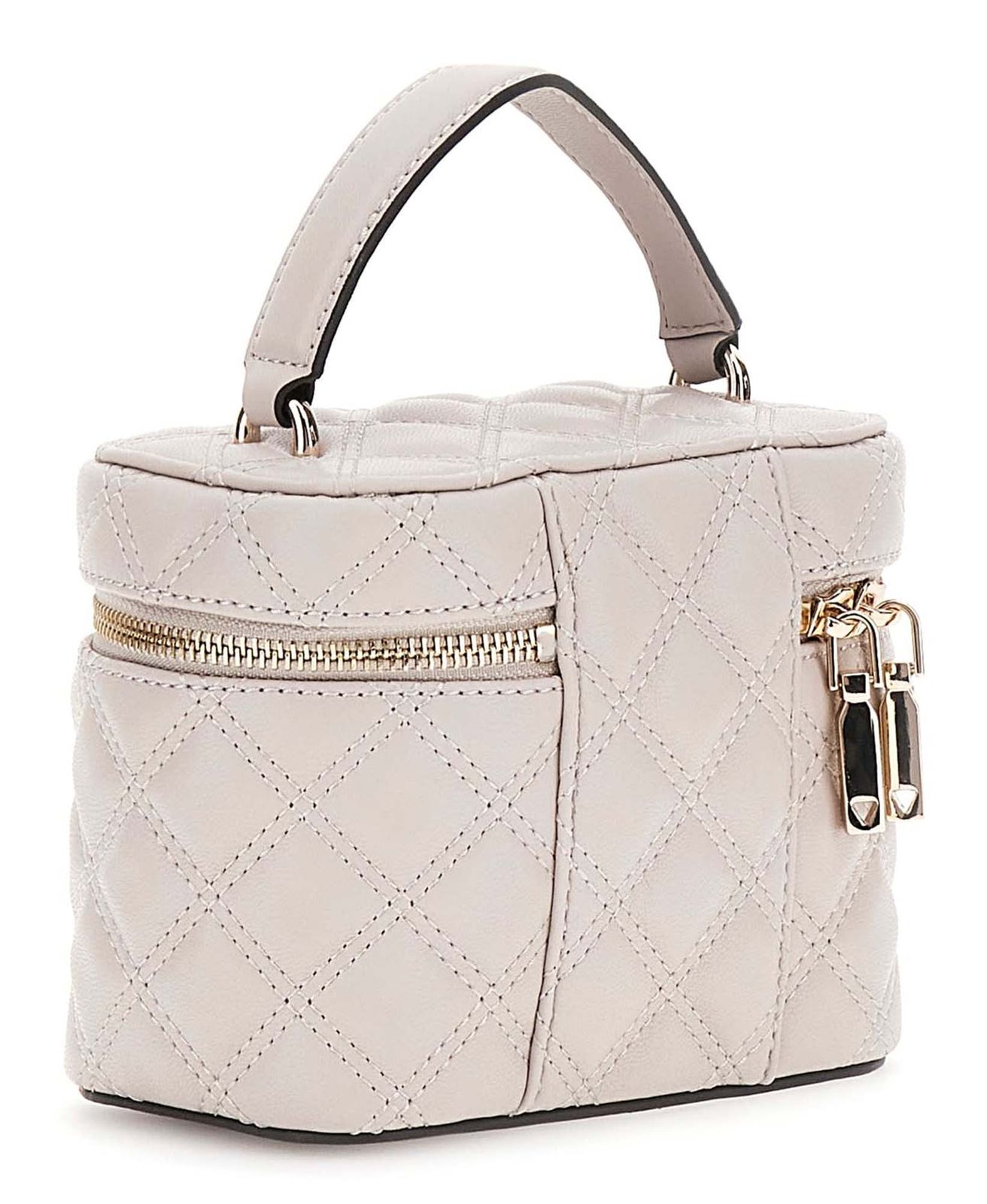 GUESS Giully II Mini Canister Bag Taupe GUESS Giully II Mini Canister Bag Taupe