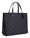 TOMMY HILFIGER TH Icon Satchel Jacquard Black