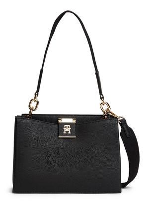 TOMMY HILFIGER TH Her Med Satchel Black