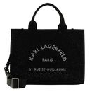 KARL LAGERFELD RSG Square Rh Tote Bag M Black Embellishment