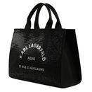 KARL LAGERFELD RSG Square Rh Tote Bag M Black Embellishment