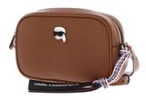 KARL LAGERFELD Ikon Pebble Slim Camera Bag Dark Tan KARL LAGERFELD Ikon Pebble Slim Camera Bag Dark Tan