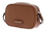 KARL LAGERFELD Ikon Pebble Slim Camera Bag Dark Tan KARL LAGERFELD Ikon Pebble Slim Camera Bag Dark Tan