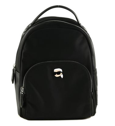 KARL LAGERFELD Ikon Nylon Backpack Black