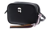 KARL LAGERFELD Ikon Pebble Slim Camera Bag Black KARL LAGERFELD Ikon Pebble Slim Camera Bag Black