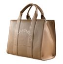 KARL LAGERFELD RSG Square Pebble Tote Bag M Caramel