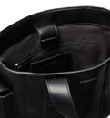 Calvin Klein Webbing Strap Small Tote Black / Old Silver