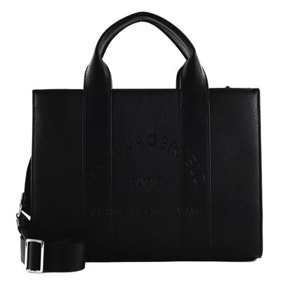 KARL LAGERFELD RSG Square Pebble Tote Bag M Black