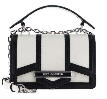KARL LAGERFELD K / Nova Soft Crossbody S White / Black