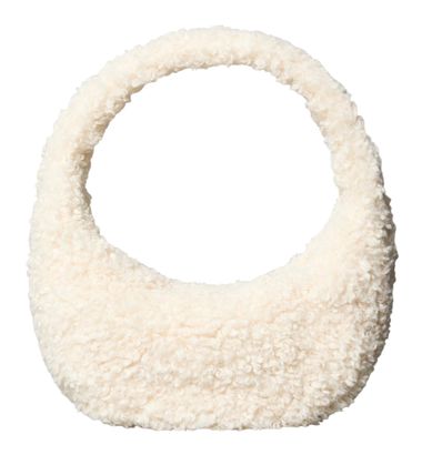 Calvin Klein CK Zip Sherpa Puller Small Bag S Natural