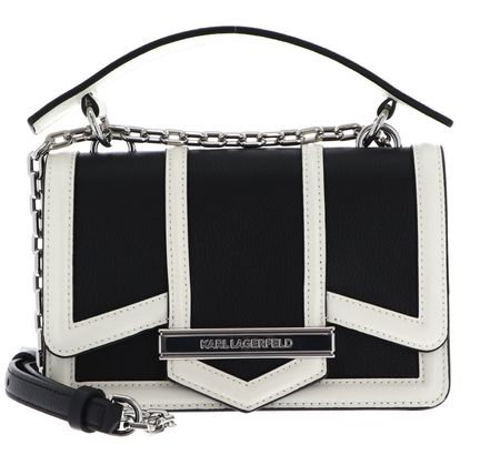 KARL LAGERFELD K / Nova Soft Crossbody S Black / White