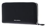 KARL LAGERFELD Ikon Pebble Pin Cont Wallet Black KARL LAGERFELD Ikon Pebble Pin Cont Wallet Black