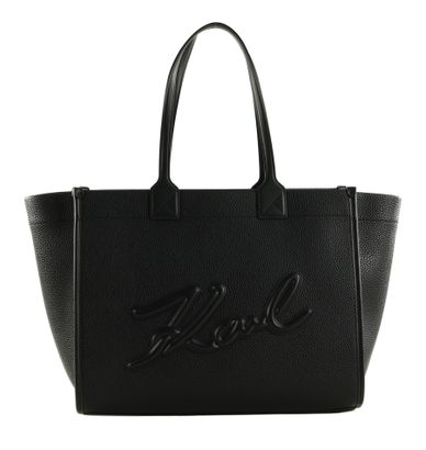 KARL LAGERFELD K / Skuare Grainy Tote Bag L Black