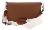 KARL LAGERFELD Ikon Pebble Flap Crossbody Dark Tan KARL LAGERFELD Ikon Pebble Flap Crossbody Dark Tan