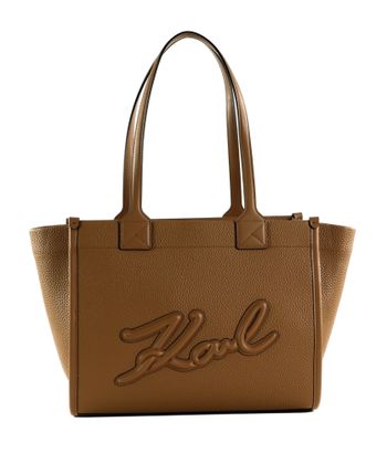 KARL LAGERFELD K / Skuare Grainy Tote Bag M Caramel KARL LAGERFELD K / Skuare Grainy Tote Bag M Caramel