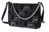 KARL LAGERFELD Ikon Nylon Pouch Kc Aop Rhinestones